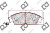 DJ PARTS BP1742 Brake Pad Set, disc brake